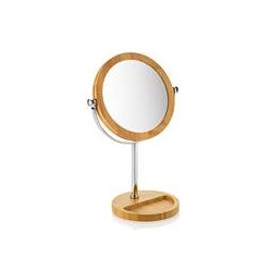 miroir-sur-pied-bamboo-havane-noir-x5-d-17-cm